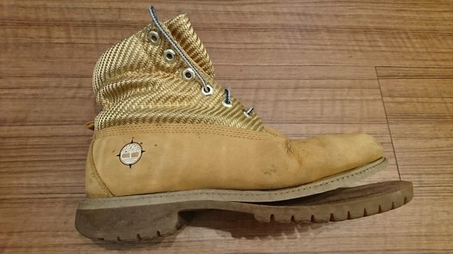 Timberland ティンバーランド ブーツのオールソール修理 千葉の靴修理職人 ｓｈｕ ｓｈｏｅ