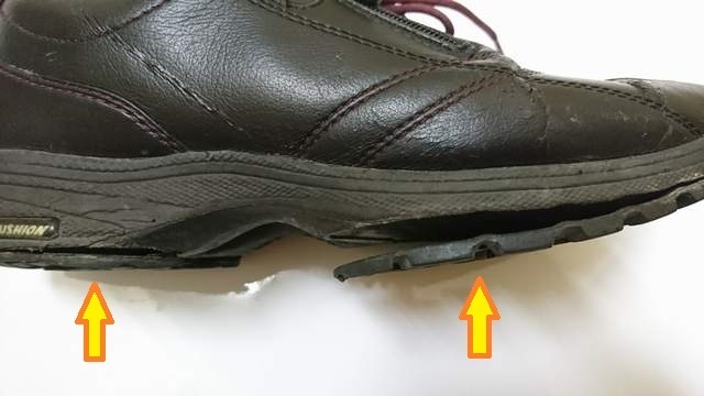 ウォーキングシューズ ソールの剥がれ修理 千葉の靴修理職人 ｓｈｕ ｓｈｏｅ